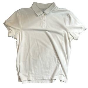 J. CREW | Flex Piqué Polo | Mens | Large | White